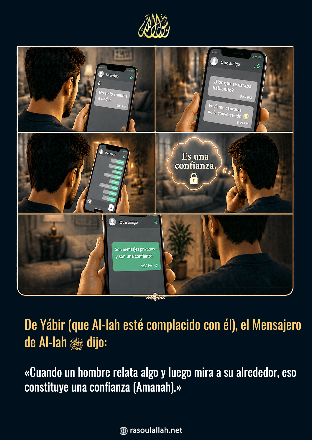 Cuando las palabras se convierten en una confianza
