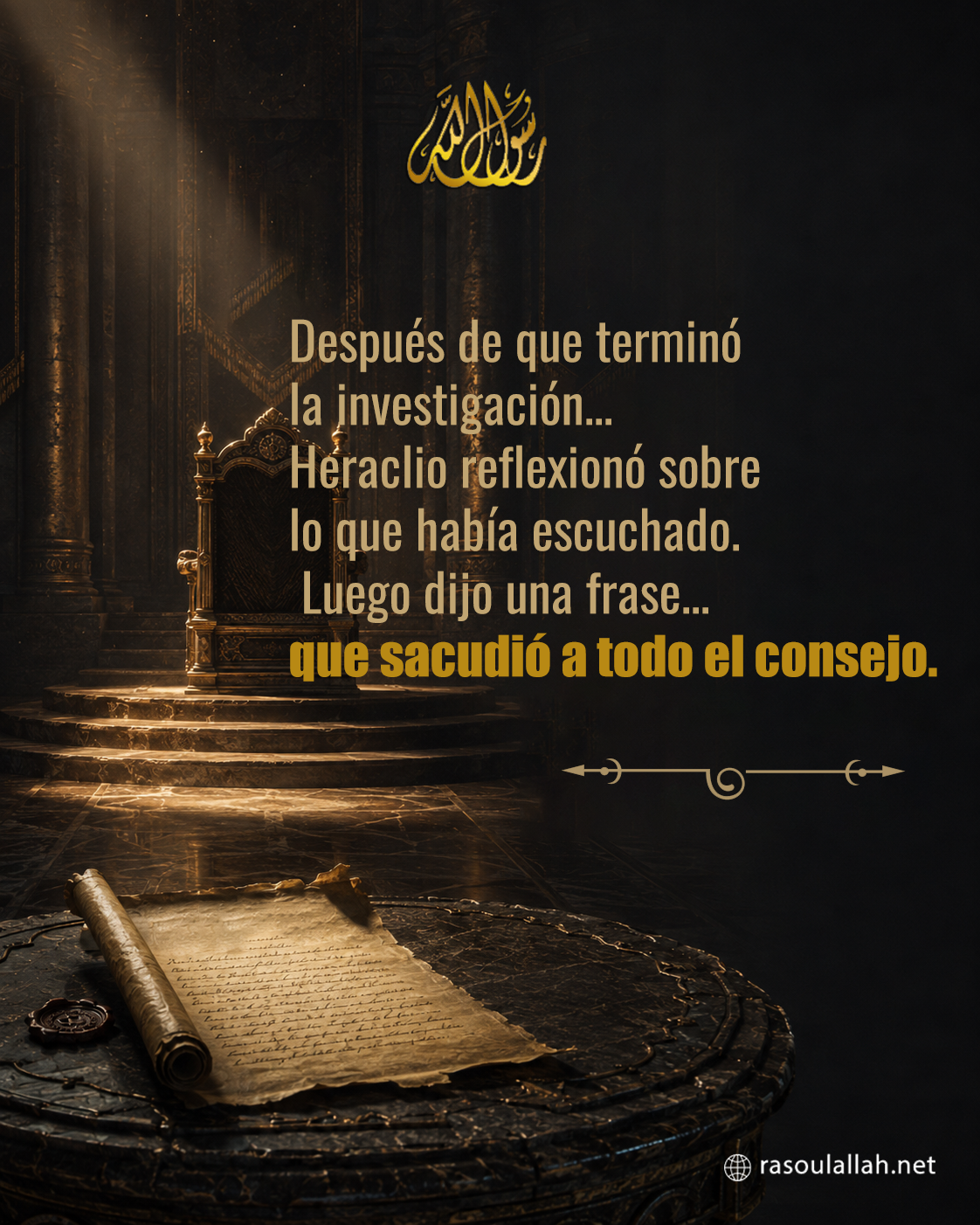 photo_Después de que terminó la investigación... Heraclio reflexionó sobre lo que había escuchado. Luego dijo una frase... que sacudió a todo el consejo.