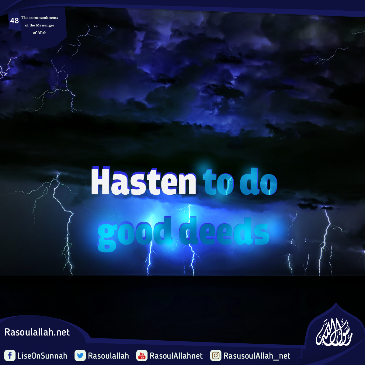 photo_Hasten to do good deeds 