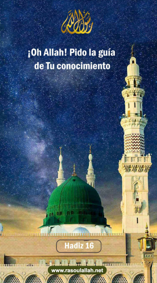 ¡Oh Allah! Pido la guía de Tu conocimiento
